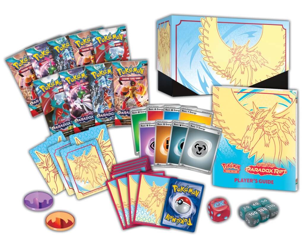 POKÉMON TCG Scarlet & Violet 4 Paradox Rift Elite Trainer Box (Randomly Selected)