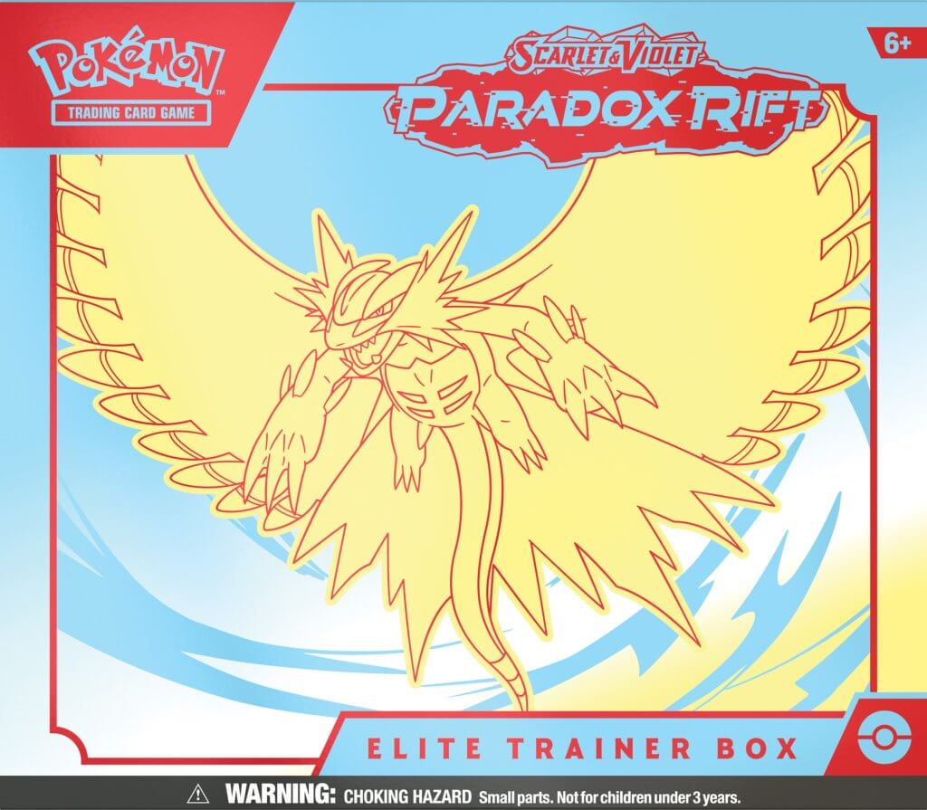 POKÉMON TCG Scarlet & Violet 4 Paradox Rift Elite Trainer Box (Randomly Selected)