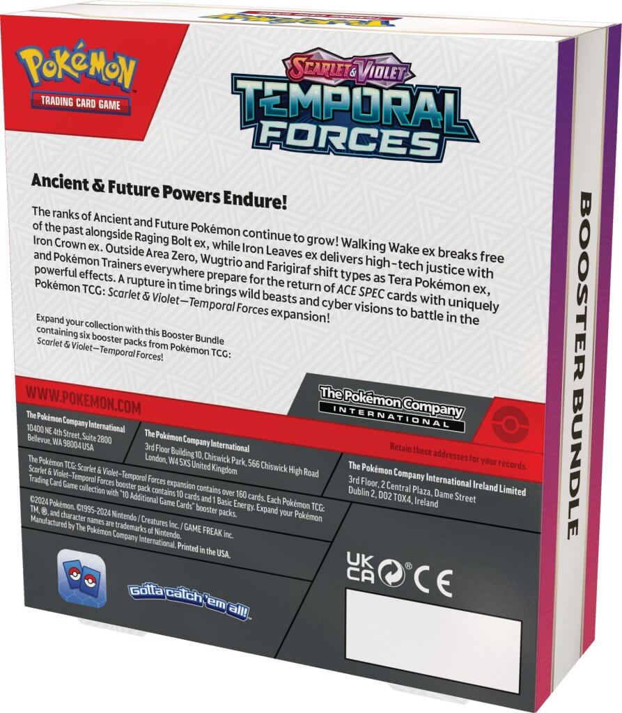 POKÉMON TCG Scarlet & Violet 5 Temporal Forces Booster Bundle