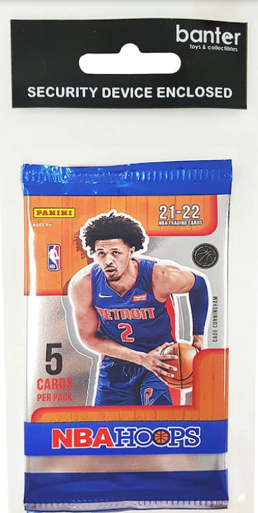 PANINI TCG: NBA Hoops 2021-22 Basketball Gravity Feed Booster Pack