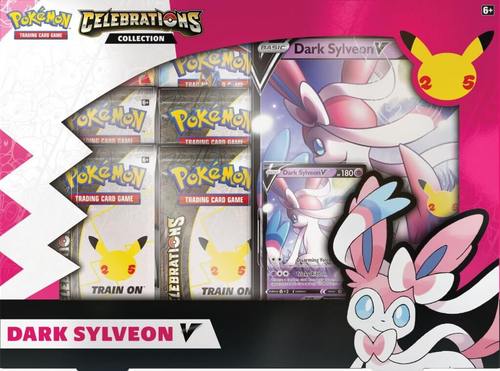 POKÉMON TCG Celebrations Collections – V Box (Lance’s Charizard V and Dark Sylveon V) PAIR