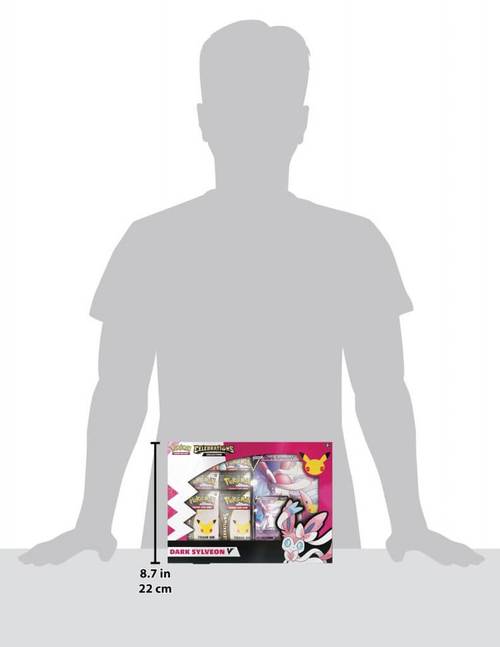POKÉMON TCG Celebrations Collections – V Box (Lance’s Charizard V and Dark Sylveon V) PAIR