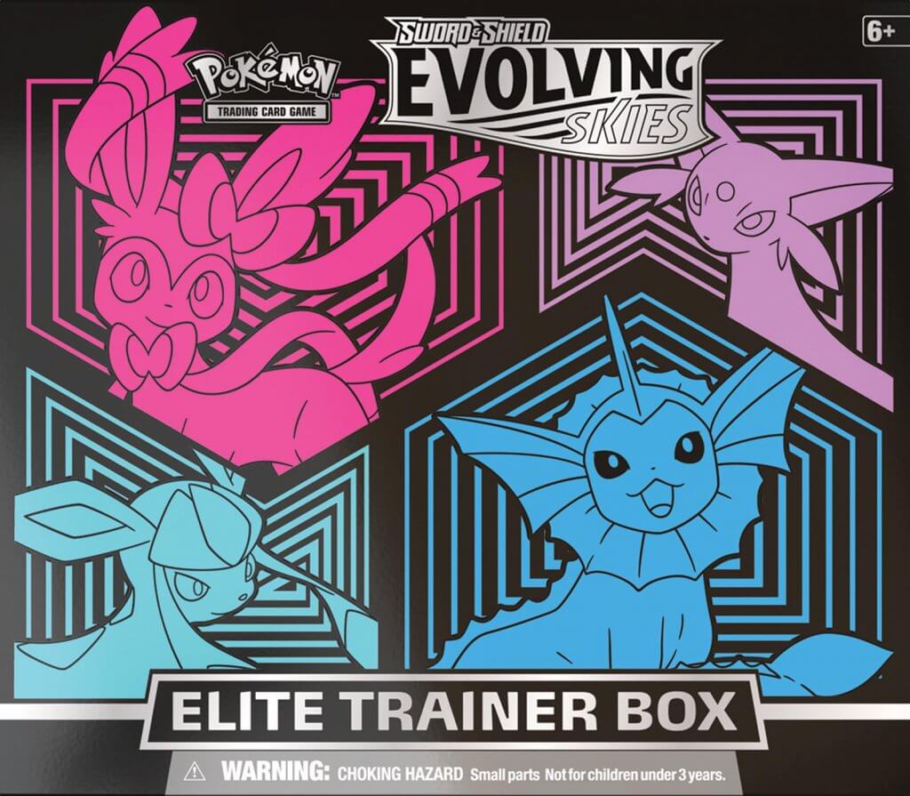 POKÉMON TCG Sword and Shield – Evolving Skies Elite Trainer Box (Randomly Selected)