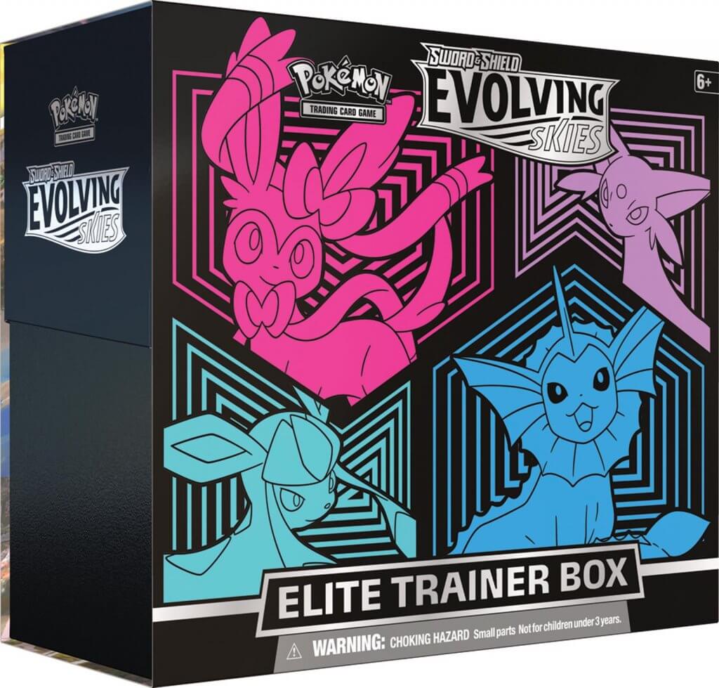 POKÉMON TCG Sword and Shield – Evolving Skies Elite Trainer Box (Randomly Selected)