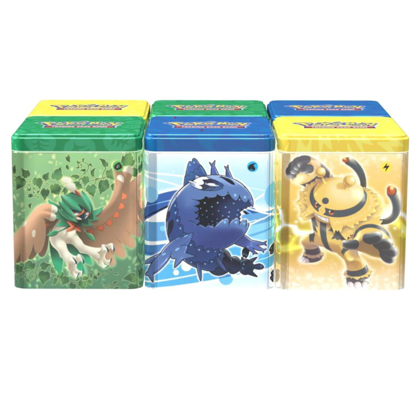 POKÉMON TCG Stacking Tin – Complete Set of 3