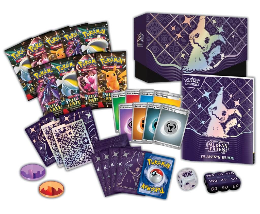 POKÉMON TCG Scarlet & Violet 4.5 Paldean Fates Elite Trainer Box