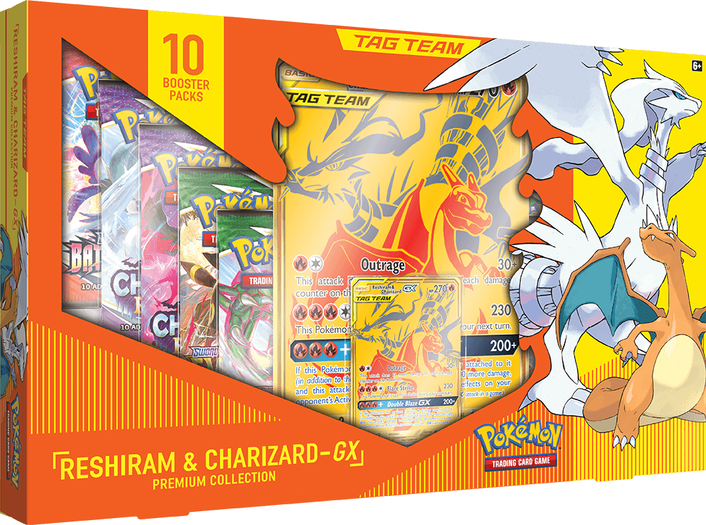 POKÉMON TCG Charizard Reshiram GX Premium Collection